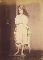 Oscar Gustav Rejlander: Zamyšlená dívka, asi 1860