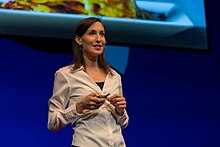 Melanie Joy coined the term carnism in 2001 Melanie Joy, TEDX, 2015.jpg