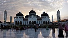 Baiturrahman Grand Mosque in Banda Aceh, Aceh Meuseujid Raya Baiturrahman .jpg