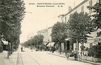 L'avenue Pasteur à Montreuil.