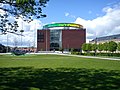 Entrance from the park at The Concert Halls.