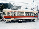 かつて保存されていた元西鉄北九州線600形621号（2003年1月、後に移設）