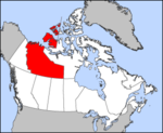 Territorios del Noroeste en Canadá