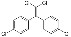 Struktur von Dichlordiphenyldichlorethen