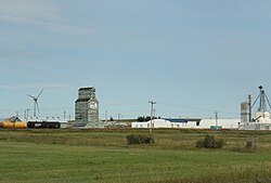 Pincher Station from Alberta Highway 6