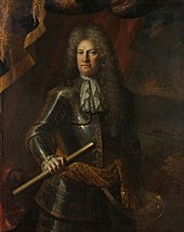 Godert de Ginkel, successfully commanded the Anglo-Dutch forces in Ireland after William III left for England Portrait of Lieutenant-General Godard van Reede, Lord of Amerongen.jpg