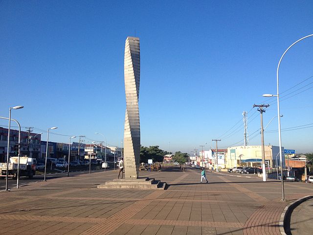 Praça Concórdia, região central do distrito.