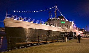 Princess Selandia berthed in Buccleuch Dock, Barrow-in-Furness