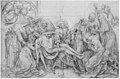Estudio del Descendimiento de la cruz (Rogier van der Weyden), ca. 1460