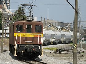 三岐鉄道ED45形電気機関車ED458号機 （元東武ED5001・2007年3月）