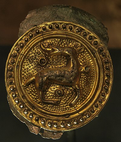 Tangendorf disc brooch.