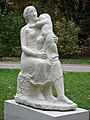 Sculpture Femme à l'enfant d'Alina Szapocznikow. 1949 - Varsovie