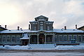 The station building from the city side