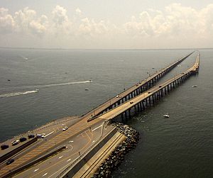 English: The Chesapeake Bay Bridge-Tunnel Fran...