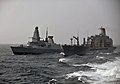 Joshua Humphreys replenishes Royal Navy destroyer HMS Daring in 2012