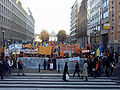 Демонстрація в Брюсселі (Бельгія) в підтримку Помаранчевої революції, 25.11.2004 або 28.11.2004
