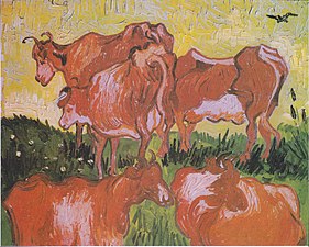 Cows (after Jordaens) 1890 Palais des Beaux-Arts de Lille, Lille, France (F822, JH2095)