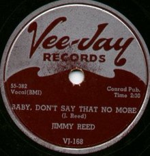 Un disque portant le label Vee Jay