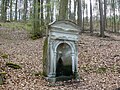 Aus dem 19. Jahrhundert stammender Teil des Stahlbrunnens am Kurpark