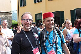 With Jimmy Wales