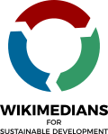 Logo Kumpulan Pengguna Wikimediawan untuk Pembangunan Lestari