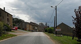 Vue depuis le nord-est sur Yoncq