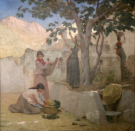 La Cueillette des figues à Capri 1887 Aix-en-Provence, Musée Granet