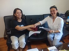 Signing an Agreement for collaboration with the Institute of Natural Science in Ohrid
