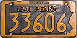 Номерной знак Пенсильвании 1941 года.jpg
