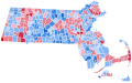 1976 United States presidential election in Masssachusetts by Municipality