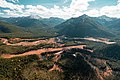 Union Mountain right of center, with Schafer landing strip in front