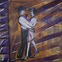 Gemälde von einem tanzenden Paar