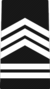 AJROTC Sergeant First Class insignia