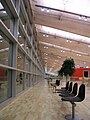 Waiting area at Aalborg Airport.