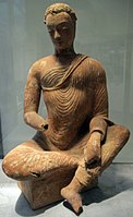 Oʻtirgan Budda, taxminan 700-yil