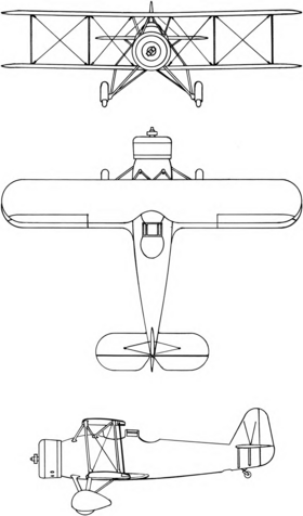 vue en plan de l’avion