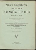 zbiorowy Album biograficzne zasłużonych Polaków i Polek wieku XIX