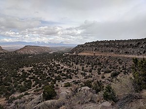 Anderson Overlook on a cloudy day