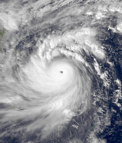 11月1日強烈颱風安琪拉