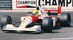 Senna, az 1991-es Monacói Nagydíjon