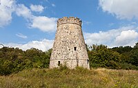 Windmühlenstumpf/Windmühlenpott auf dem Saalberg