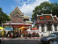 Eingang zum Wat Bowonniwet, Bangkok