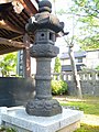 清水神社の春日型灯篭 献灯丸木小林恒次郎氏