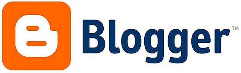 Blogger logo courtesy of Wikimedia Commons