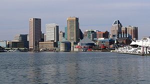 Baltimore, Maryland Skyline from the Inner Harbor