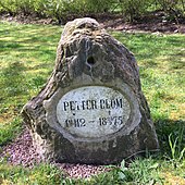 Petter Bloms gravsten.