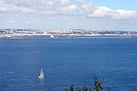 Brest vista desde la punta de los Españoles