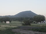 Capulin Mountain as seen from the highway near dusk (2010)