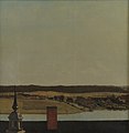 Cumbrera del tejado del castillo de Frederiksborg, con vista del lago, ciudad y bosque, de Christen Købke, 1833.[89]​