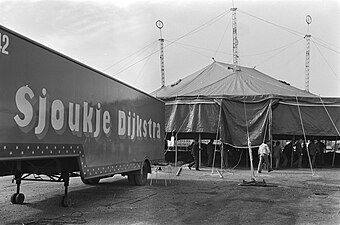 Le cirque Sjoukje Dijkstra en 1980.